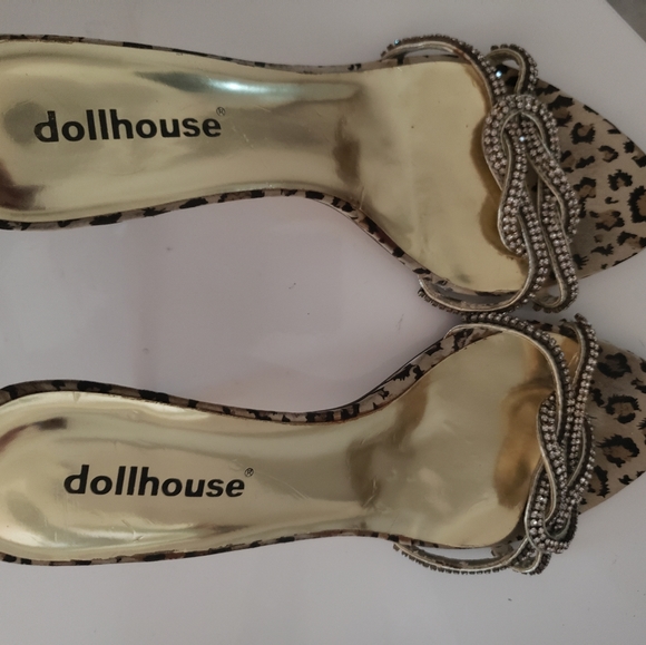 🌟Doll House Slip On Rhinestone Heels 🌟 - Picture 6 of 10